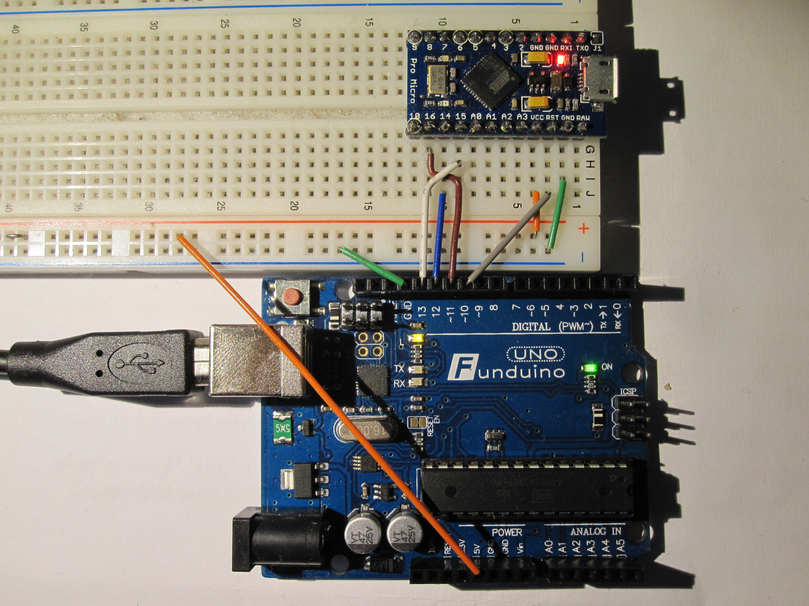 Arduino on breadboard bootloader